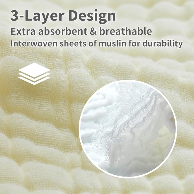 L'Ange Baby Muslin Swaddle Blanket - 3 Layer Breathable Cotton Receiving Blankets - Medical Grade Packaging for Newborn and Infant - 2 Pack - 35x35 - Pink