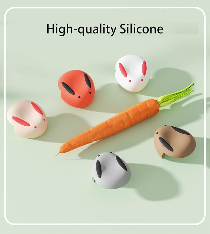 8Pcs New Rebbit Corner Protector Baby - Desk Soft Corner Protectors Guards for Kids Safety - Cute Baby Table Corner Protector Cartoon for Various Furniture Styles (White)