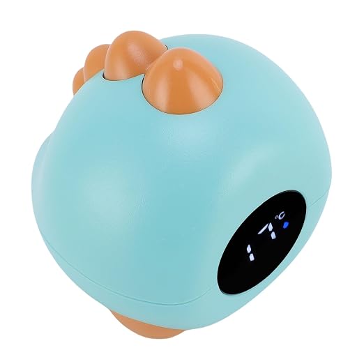 Digital Dinosaur Baby Bath Thermometer With Cartoon Design For Bathing Newborns, Lightweight And Portable (Blue)