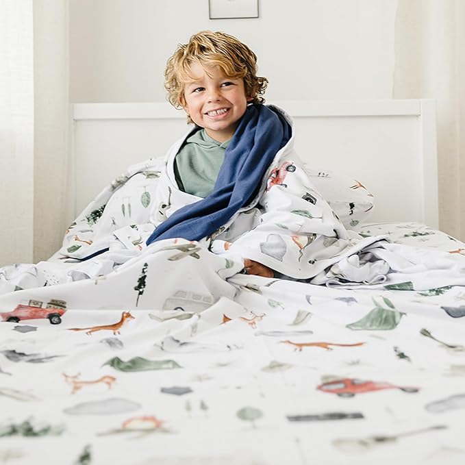 Pobibaby Premium Baby Blanket, Soft Stretchy Quilt for Babies, Toddlers, Kids (Explore)