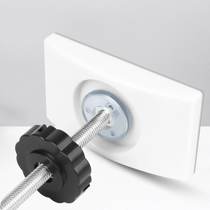 Baby Gate Wall Protector, Wall Guard for Pressure Gates, Protect Cups for Pressure Mounted Door, White, Rectangle, 4PCS