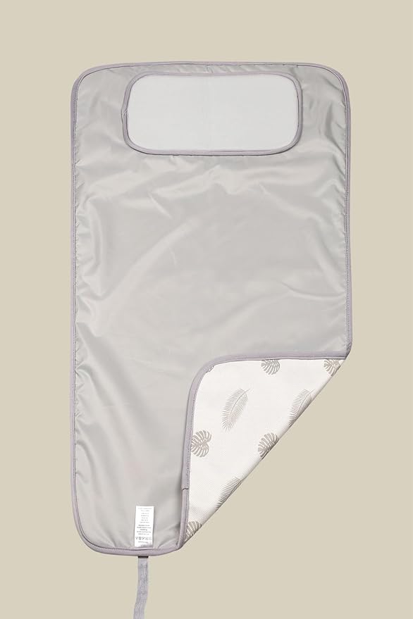 Hamur Home Portable Changing Pad ??Waterproof, Washable & Easy Wipe Clean, Foldable Travel Baby Changing Mat for Diaper Bag, Compact & Lightweight, Must-Have for Newborns (Leaves Pattern)
