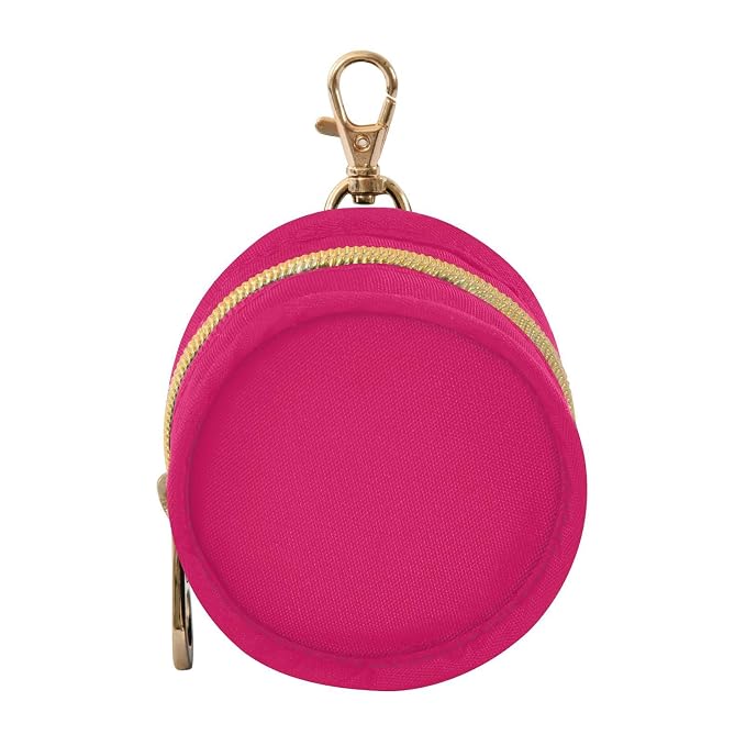 Neon Raspberry Red Pacifier Holder Case Newborn Pacifier Storage Pouch for Boys Girls Easy Attach to Diaper Bag Portable Baby Essentials Container