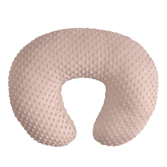 Minky Nursing Pillow Covers Ultra Soft Slipcovers for Breastfeeding for Baby Girls Boys, Feeding Pillow Cover Fits Standard Infant Support Pillows Positioners Nursing Pillow Case