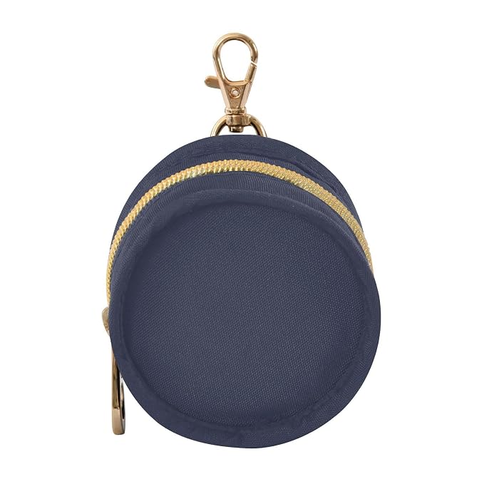 Navy Blue Pacifier Holder Case Newborn Pacifier Storage Pouch for Boys Girls Easy Attach to Diaper Bag Portable Baby Essentials Container