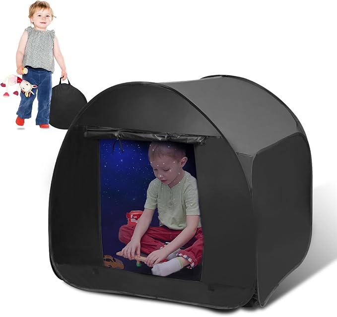 Sensory Tent for Kids 47.2 * 47.2 * 47.2 in - Portable Pop-up Play Tent for Calming Down & Improving Focus - Ideal for Children with Autism, ADHD, & Sensory Processing Disorder (SPD)