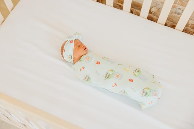 Copper Pearl Baby Swaddle Blanket - Premium Knit Baby Blanket, Large Soft Stretchy Receiving Blankets for Baby Boy and Girl, Swaddles for Newborn, Infant, and Toddler (Oscar The Grouch)