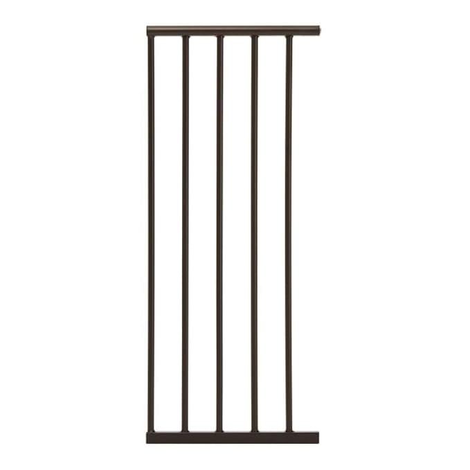 Toddleroo by North States - Light The Way Gate Extension: 12 Inch Baby Gate Extension - Add Up to 3 Extenders - Matte Bronze