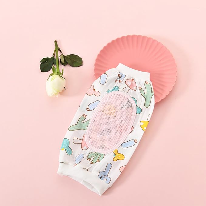 Baby Breastfeeding Arm Pillow Sweat Absorbent Cervical Spine Protection for Infant 0-12 Months Gauze Material (Yellow) (Pink)