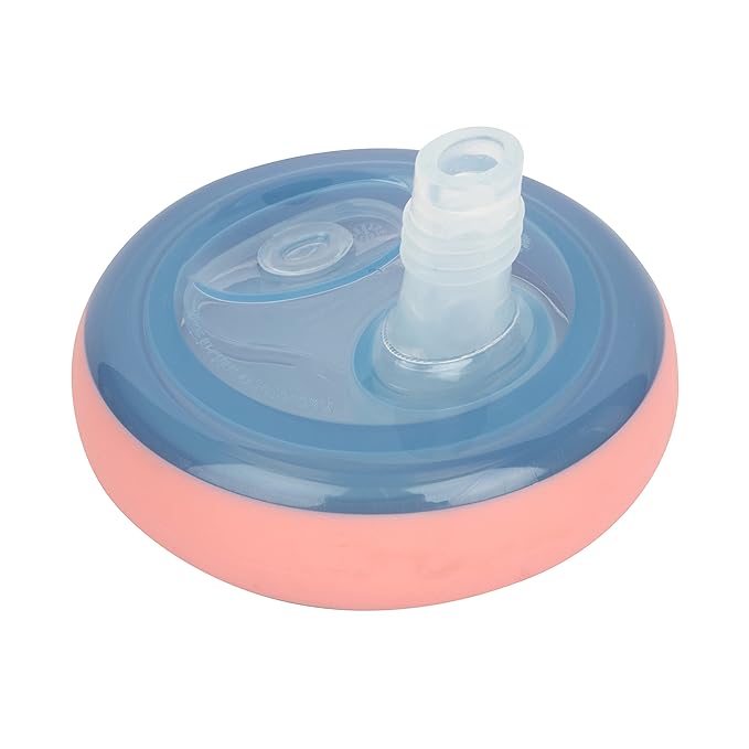 The First Years Insulated Straw Cups for Toddlers 2pk ??Ladybug & Marbled ??Pink & Blue
