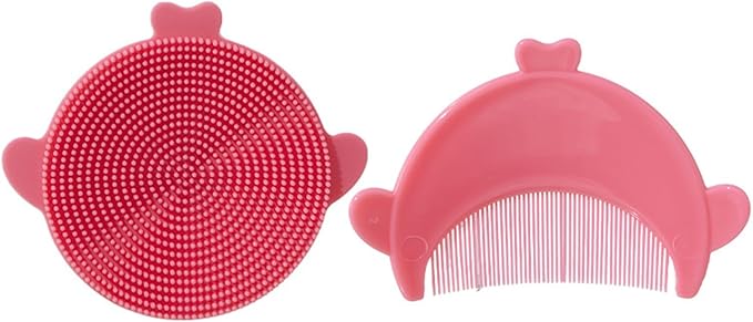 Soft Comb Hair Washing Scrubber Brush Baby Combs Silicone Massage Shampoo Bath Cradle Caps Brushes Baby Essential Toddler Hair