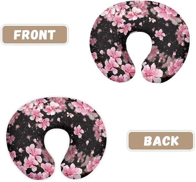 Nursing Pillow Cover for Baby Girl, Soft Breastfeeding Pillow Slipcover, Newborn Feeding Pillow Cover, Cherry Blossom