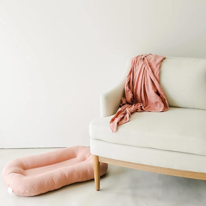 snuggle me Swaddle | Organic Cotton Swaddle Blanket, Soft Stretch, 47 x 47 inches (Gumdrop)