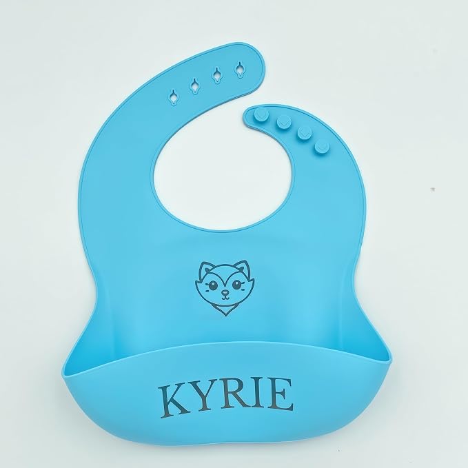 Personalized Silicone Baby Feeding Kit with Name – BPA-Free Self-Feeding Starter Set for Infants & Toddlers, Custom Baby Gift for Boys and Girls，lovely Baby Product (Color Y9)