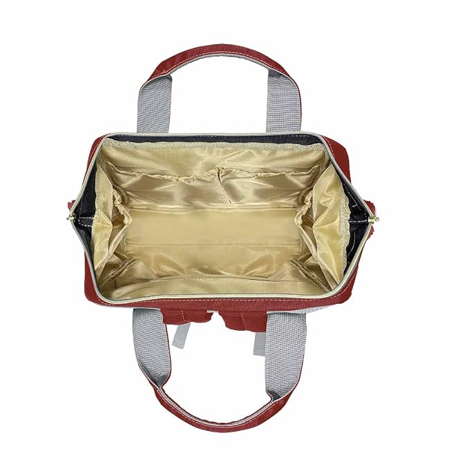 InterestPrint Personalized Monogram Name Custom Nursing Diaper Nappy Casual Daypack Shoulder Backpack Bag for Sister BFF Shopping Present
