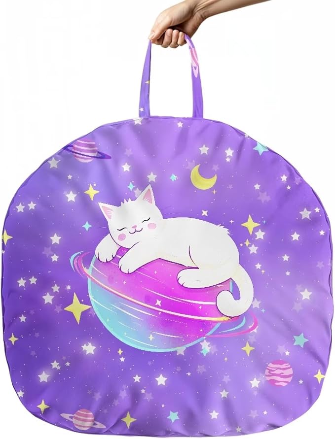 White Cat Nursing Pillow Cover for Breastfeeding Pillows Breastfeeding Pillow Slipcovers for Baby Boys & Girls Ultra Soft Infant Nursing Pillowcase for Newborn