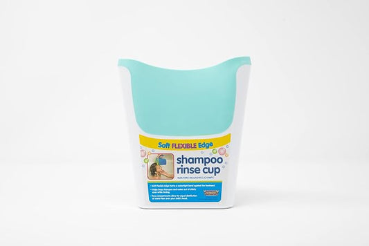 Shampoo Rinse Cup for Kids | Baby Bath Pail | Tear Free Baby Rinser Pail - Three Color Choices
