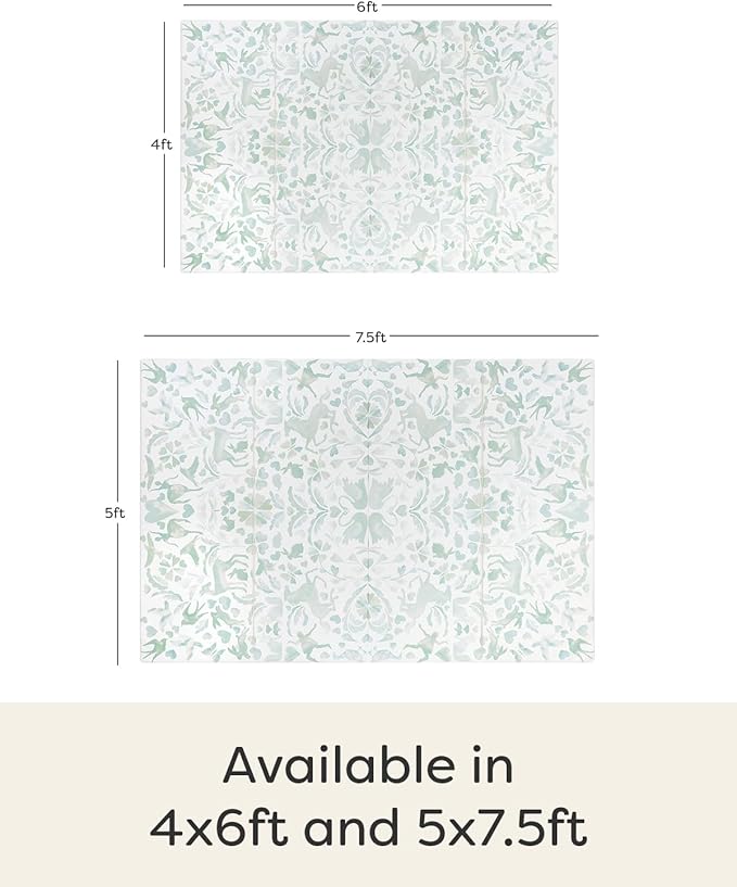 House of Noa Tumbling Baby Play Mat for Floor ??Foldable Foam Playmat for Babies & Kids, Non-Toxic Wipeable Baby Mat