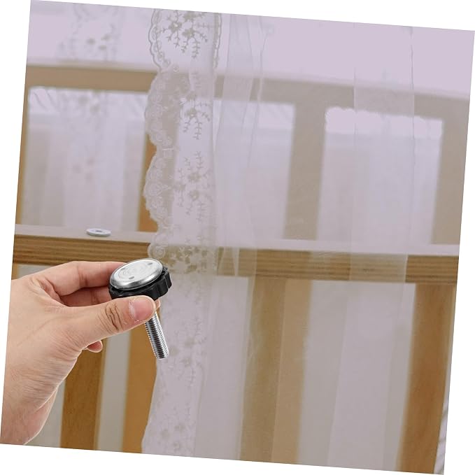 ibasenice Stair Gate No Drill Baby Gate for Stairs Pressure Mount Hardware Kit Baby Gate Accessories PVC Drill-