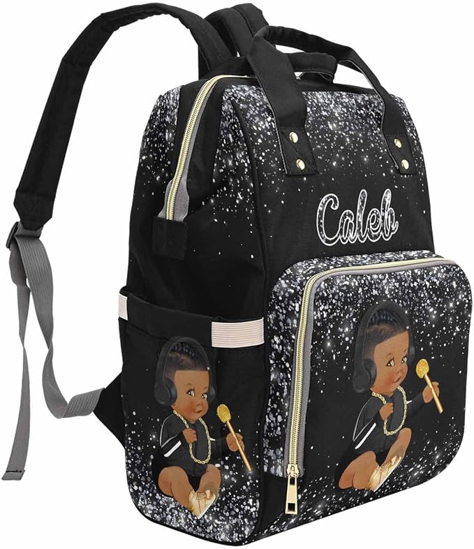 D-Story Personalized Diaper Bag Birthday Gift Custom Name Backpack For Girls Personalized Back Pack Baby Diaper Bag Customized