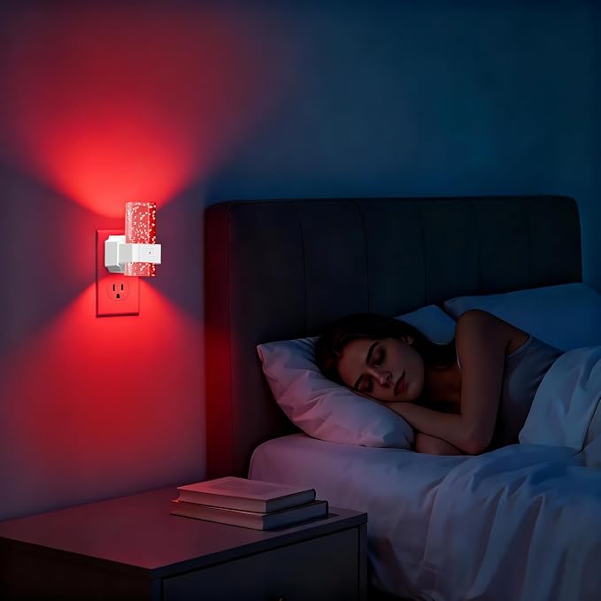 easuntec Plug in Night Light with Auto On/Off, Night Lights Plug into Wall, Dusk to Dawn Sensor, Color Changing Night Light, Dimmable, for Bedroom, Nursery, Ideal for Kids, Elderly and Parents (White)