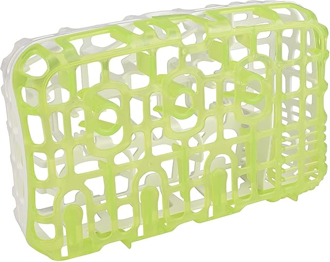 Dr. Brown's Universal Baby Bottle and Accessory Drying Rack with Dishwasher Basket and Dishwasher Bag, for Standard Parts