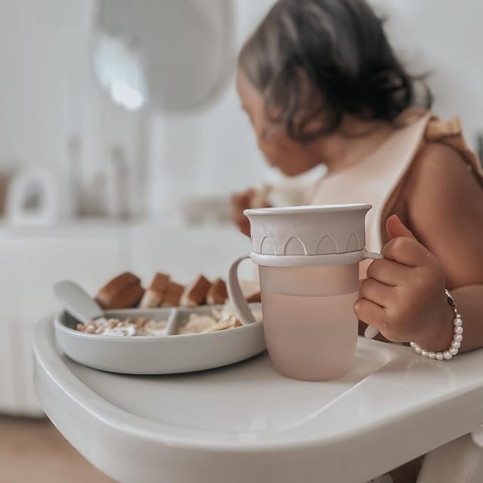 nouka All Around Cup | Leak Proof and Easy Grip | Removable Handles | Fern