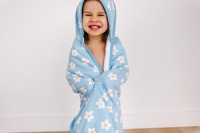 Copper Pearl Hooded Bath Towels Premium Knit/Terry Cloth Baby Towels with Hood, Pockets, and Cool Designs - Great to Gift and Make Bath Time Fun - Baby Bath Towel, Della