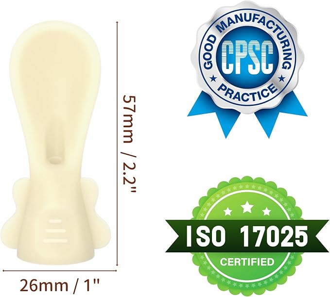 Baby Food Pouch Spoon Attachment (5-Pack, Blossom) ??Designed for Small Mouths & Stage 1 Weaning ??Ultra-Soft Silicone Feeder for Sensitive Gums ??Universal Fit Pouch Topper with Travel Cases