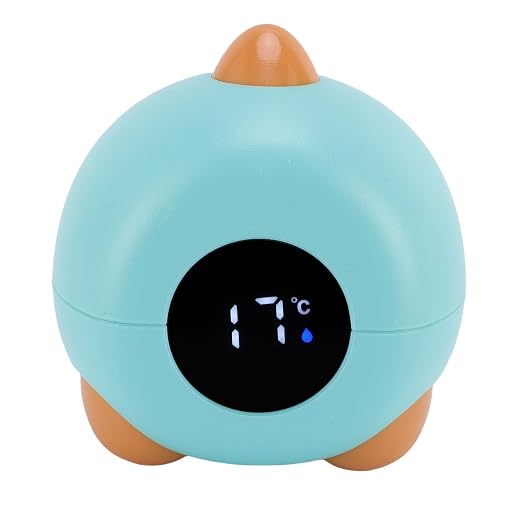 Generic Baby Dinosaur Bath Thermometer Cute Digital Water Temperature Thermometer for Newborn Swimming and Bath Tub Use (Blue)