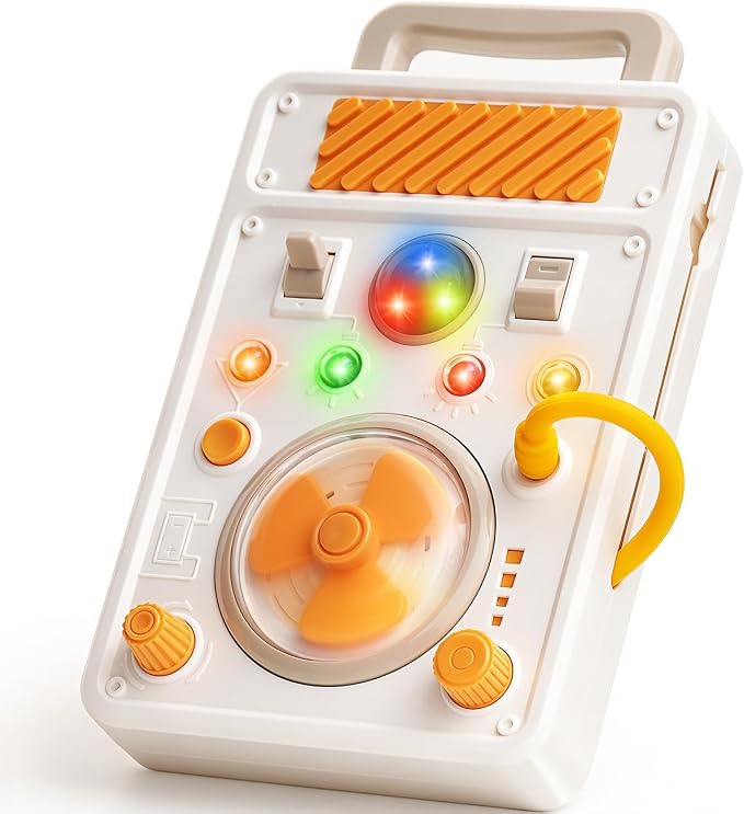 Montessori Busy Board Toys for 1 Year Old Boy, Educational Sensory Light Switch Toys for Toddlers 1-3, Travel Learning Activities for 2 Year Old Girl Birthday Gifts