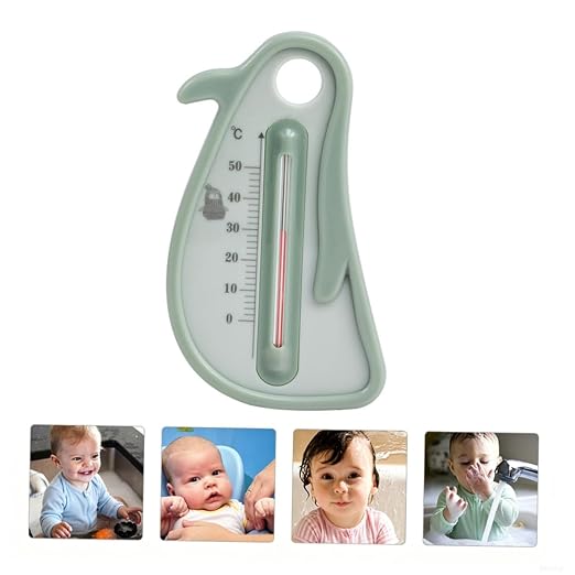 Bath Thermometer for Infants and, Penguin-Shaped Floating Temperature Measurement Tool, Safe Bath Water Monitor for Newborns and Random Color Random Color