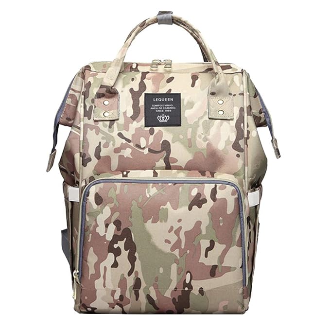 Camo Diaper Bag Backpack Multi-Function Diaper Bag for Baby Care Essentials Waterproof Travel Baby Bag for Mom Dad