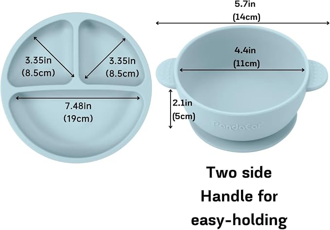 PandaEar Silicone Baby Feeding Set