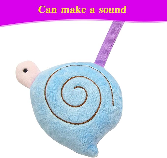 Caterbee Travel Arch Bassinet Toys for Baby Hanging on Stroller, Crib & Pram. Activity Toy bar for Baby Bouncer, 0 Monhts up(Purle)