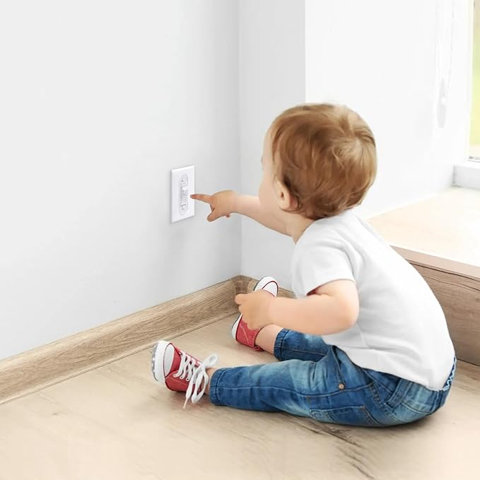 Wall Switch Guard, Childproof Light Switch Cover Guard | Toggle Style | Light Switch Protection | Lock Toggle Switch in On or Off Position | 2 Pack, Clear