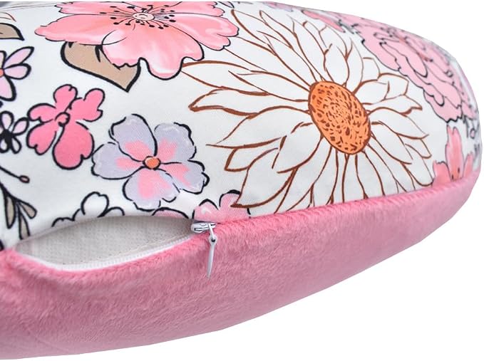 Boyoung Stretchy Nursing Pillow Covers Ultra Soft Slipcovers for Breastfeeding for Baby Girls Boys, Feeding Pillow Cover Fits Standard Infant Support Pillows Positioners Nursing Pillow Case