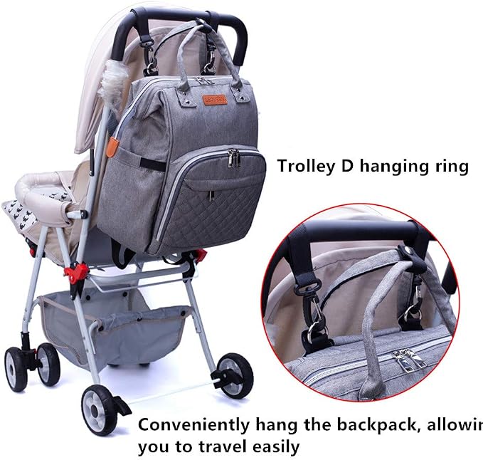 Diaper Bag Backpack for Baby Boy Girl, Multi-Function Diaper Bag for Baby Care,Diaper Bags Essentials for Mom, Dad