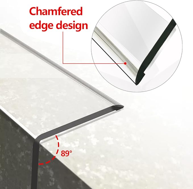 Wall Corner Protector - 8PCS, 59"x1.18" - Self Adhesive Clear Corner Protectors for Walls, Cabinet Doors, Edge Protector Trim; Easy to Install Corner Guards for Walls (150cm x 3cm)