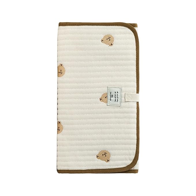 Portable Baby Changing Pad Foldable & Water Proofing Mat Built-in Mesh Pocket for Newborns and Parents During Travel
