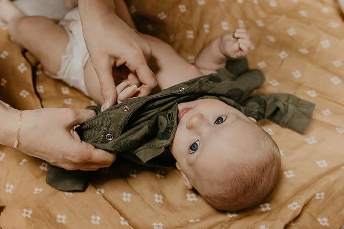 Mini Wander Swaddles for Newborns Muslin Swaddle Blankets - Breathable Soft Gender Neutral Receiving Blanket Baby Essentials | 47 x 47 Cotton - Boho Squares (Coconut)