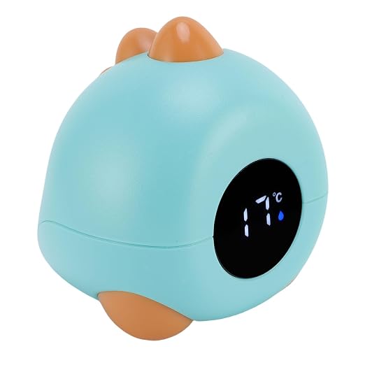 Generic Baby Dinosaur Bath Thermometer Cute Digital Water Temperature Thermometer for Newborn Swimming and Bath Tub Use (Blue)