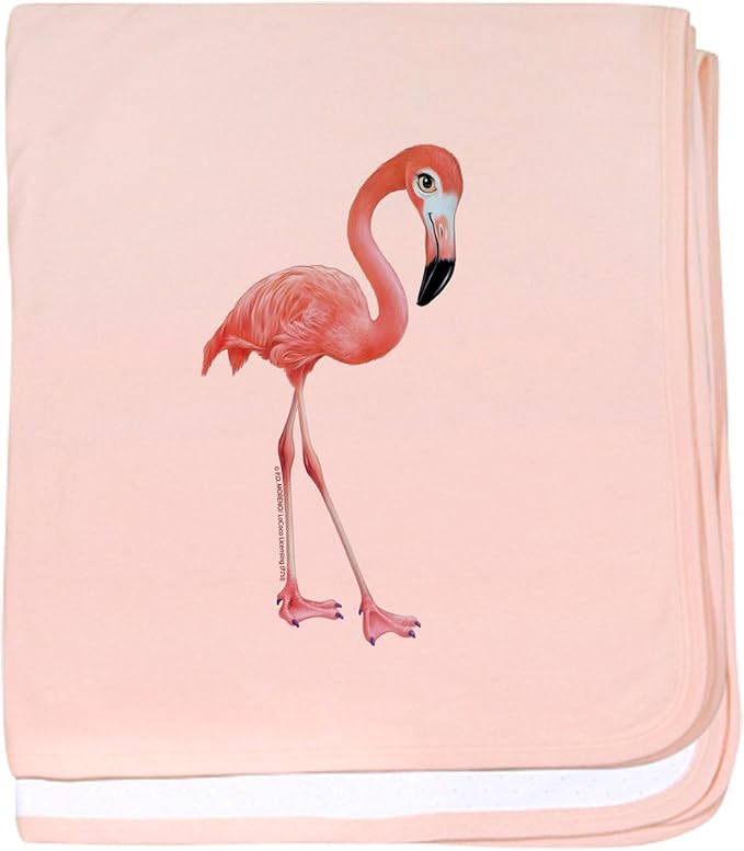 CafePress PD Moreno's Flamingo Baby Blanket, Super Soft Newborn Swaddle