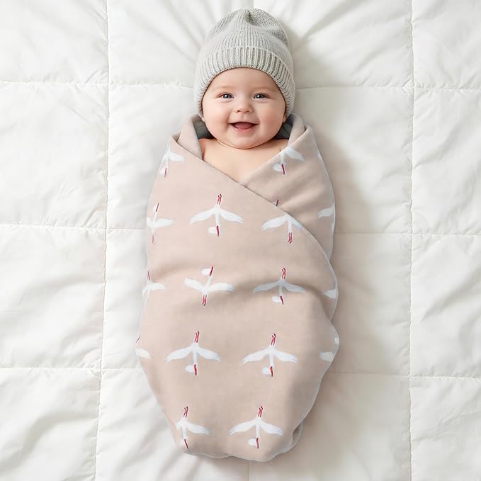 Receiving Baby Blanket,100% Luxury Cotton Knit Baby Blanket,Lightweight Cozy Neutral Swaddling Blanket for Newborns,Boys & Girls,Infant and Toddler