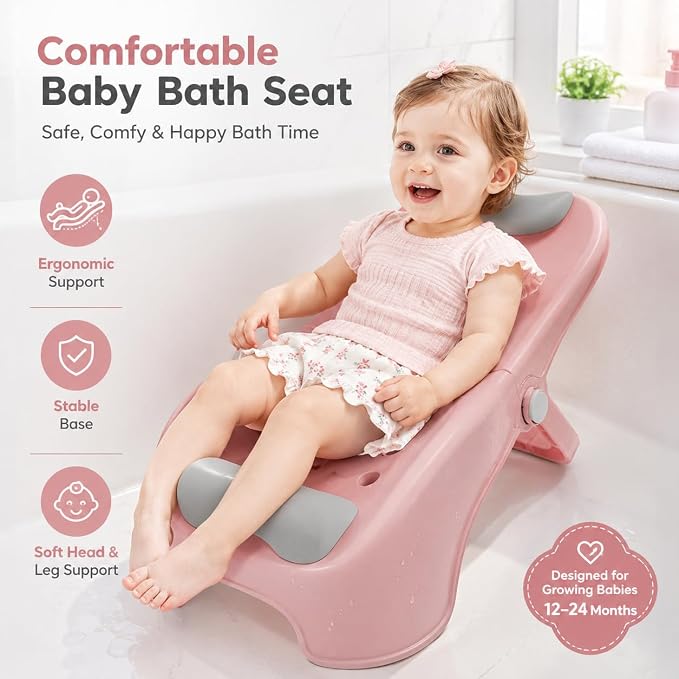 Adjustable Children's Shampoo Chair, Hair Washing Station for Kids Children's Shower Seat, Hair Wash Basin is Suitable for 0-5 Years Old Bath seat Bathtub Household Design