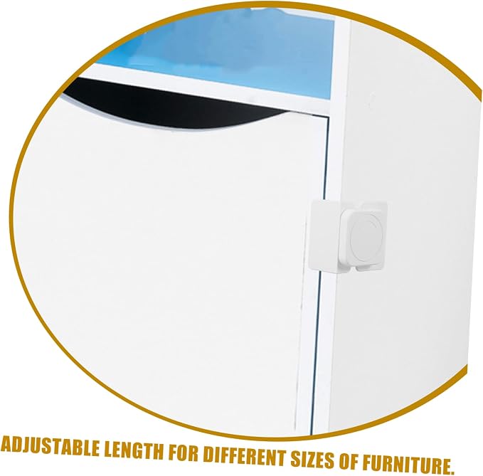 Tofficu Boy Girl Safety Locks Cabinet Locks for Boy Girl Babyproof Easy to Install Stylish Design