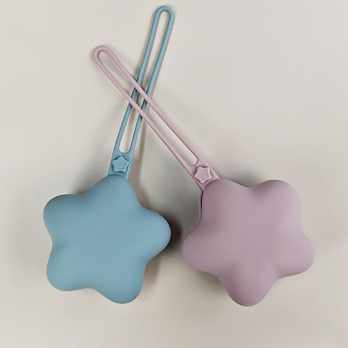 Star Pacifier Holder Case Silicone Keep Pacifier Portable Lightweight Newborn Baby Boy Girl