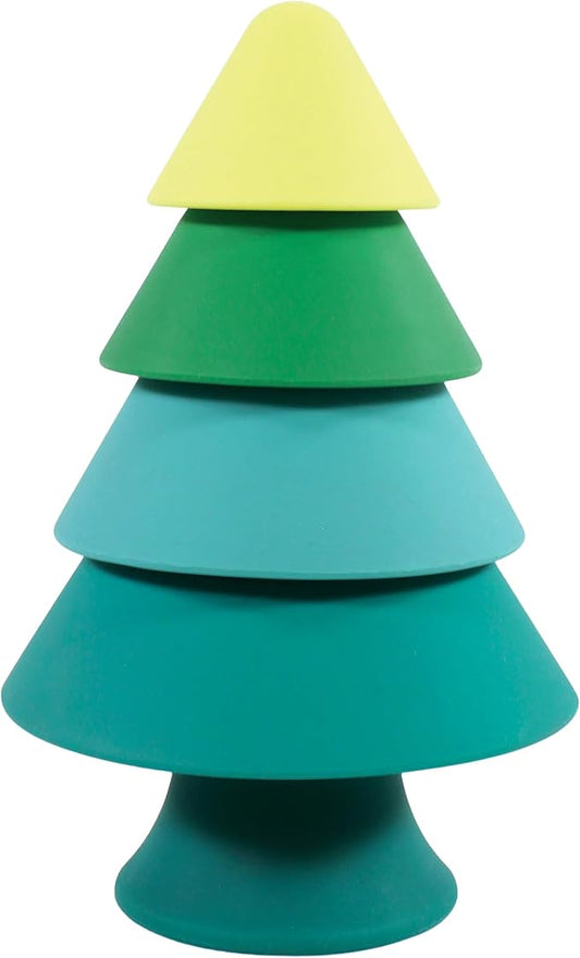 Hudson Baby Silicone Stacking Toy, Tree, One Size