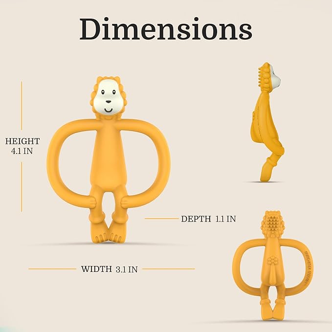 Matchstick Monkey Animal Teether Ludo Lion