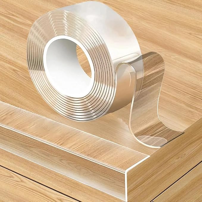 Baby Proofing Edge Protector for Kid Clear Edge Protector Strip Safety Corner Guards Child Proof Corner Bumper for Furniture 2" x 9.84' (thk: 2mm)